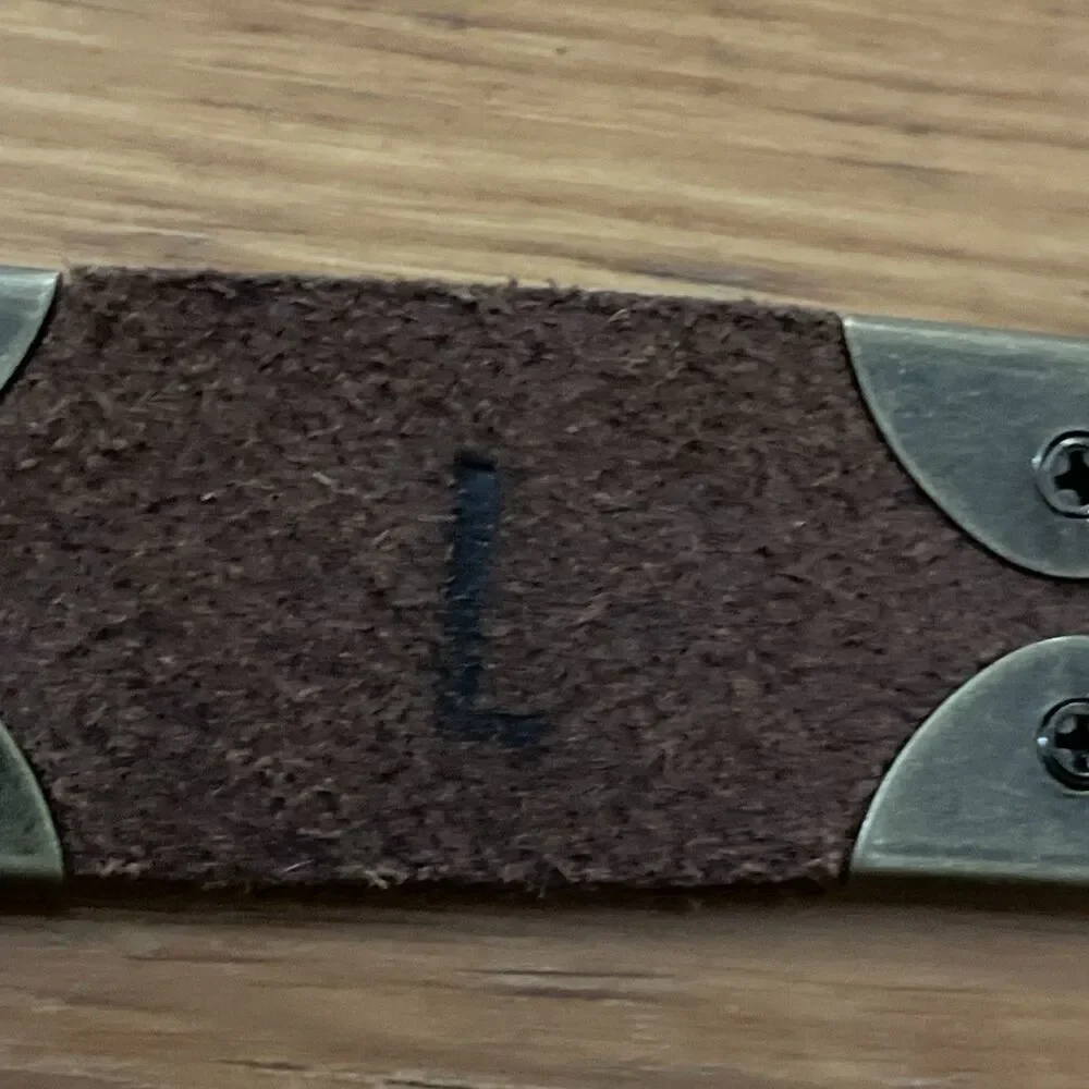 Lucky Brand Brown Leather Belt Large 1